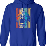 Funny Dad Bod Skeleton Shirt - Its Not A Dad Bod Its A Father Figure - Retro Rock Style Gift For Dad Fathers Day Hoodie - Blue