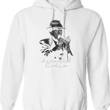 Funny Derrick Lewis Hoodie - Sarcastic Humor Graphic Hoodie - White