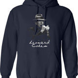 Funny Derrick Lewis Hoodie - Sarcastic Humor Graphic Hoodie - Navy