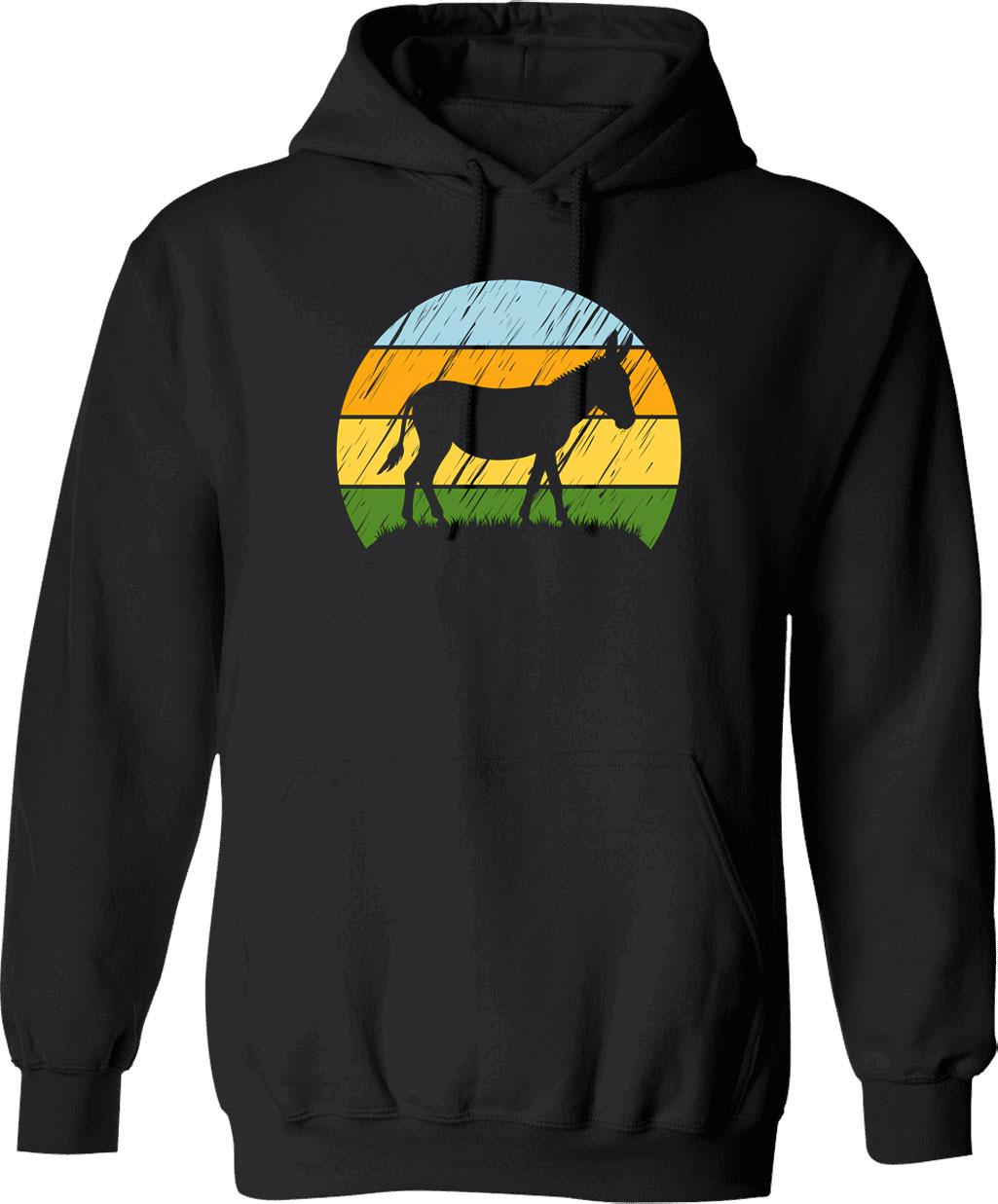 Funny Dominoes Player Shirt Vintage Retro Clock Graphic Hoodie - Black