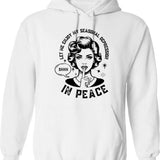 Funny Drummer Hoodie. Retro Vintage Evolution Of Man Shirt - White