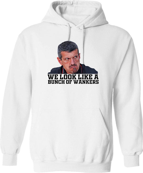 Funny F1 Boss Quote - Guenther Steiner Graphic Pullover Hoodie - White