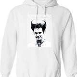 Funny Eggnog Christmas Quote With Vintage Woman Hoodie - White