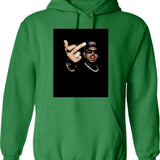 Funny Film 90s Hoodie - Sarcastic Humor Graphic Hoodie - Green