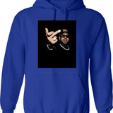 Funny Film 90s Hoodie - Sarcastic Humor Graphic Hoodie - Blue