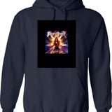 Funny German Shorthaired Pointer Dog Vintage Retro Face Hoodie - Navy