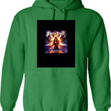 Funny German Shorthaired Pointer Dog Vintage Retro Face Hoodie - Green