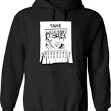 Funny Gifts Boys Girls Faust Painting Hoodie - Black