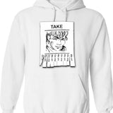 Funny Gifts Boys Girls Faust Painting Hoodie - White