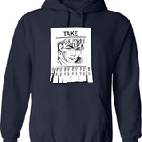 Funny Gifts Boys Girls Faust Painting Hoodie - Navy
