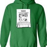 Funny Gifts Boys Girls Faust Painting Hoodie - Green