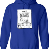 Funny Gifts Boys Girls Faust Painting Hoodie - Blue