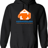 Funny Hammerbarn Graphic Pullover Hoodie - Black