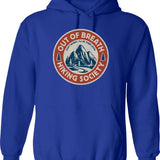 Funny Hiking Design - It's Only Another Half Mile Or So Hoodie - Blue