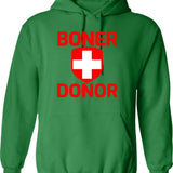 Funny Hubie Halloween Mom Boner Doner Graphic Pullover Hoodie - Green