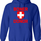 Funny Hubie Halloween Mom Boner Doner Graphic Pullover Hoodie - Blue