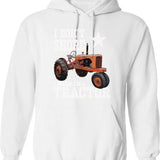 Funny Husband I'm Just Here To Embarrass My Wife Retro Vintage Hoodie - White