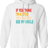 Funny Idioms Not My Circus Not My Monkeys Humorous Sayings Hoodie - White