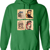 Funny It's Mimosa Not Mimosa Halloween Vintage Hoodie - Green