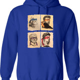 Funny It's Mimosa Not Mimosa Halloween Vintage Hoodie - Blue
