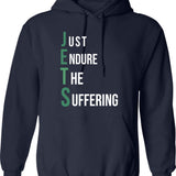 Funny Jason Voorhees Halloween Horror Myers Drinking Coffee Movie Michael - Halloween Movie Hoodie - Navy