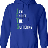 Funny Jason Voorhees Halloween Horror Myers Drinking Coffee Movie Michael - Halloween Movie Hoodie - Blue