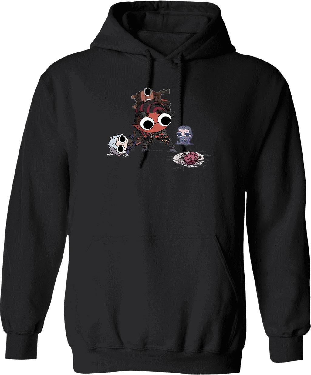 Funny Karlach Graphic Pullover Hoodie - Black