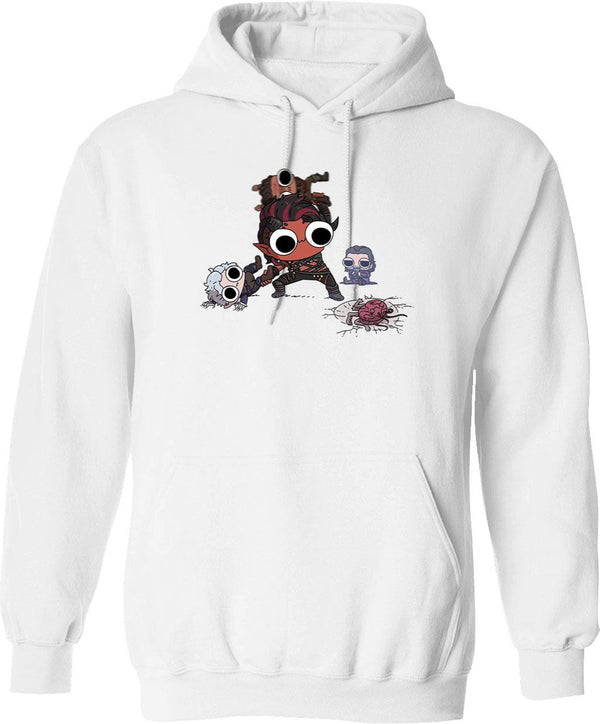 Funny Karlach Graphic Pullover Hoodie - White