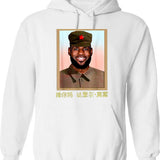Funny-Lebron-China-Communist T-Hoodie Graphic Pullover Hoodie - White
