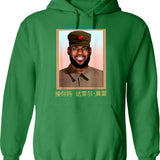 Funny-Lebron-China-Communist T-Hoodie Graphic Pullover Hoodie - Green