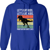 Funny Let That Shit Go Buddha Funny Yoga Meditation Hoodie - Blue