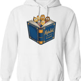 Funny Let's Eat Kids Punctuation Saves Lives Grammar Hoodie - White