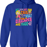 Funny Life Thomas Sankara Vintage Style Art Hoodie - Blue