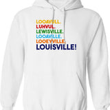 Funny Lizzie Hoodie - Sarcastic Humor Graphic Hoodie - White