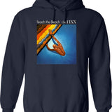 Funny Machinist Vintage Dial Caliper Patent Print Drawing Hoodie - Navy