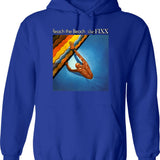 Funny Machinist Vintage Dial Caliper Patent Print Drawing Hoodie - Blue