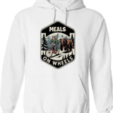Funny Manual Column Shift Three Speed Transmission 3 Pedals Hoodie - White