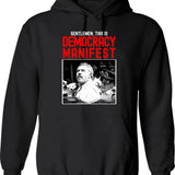 Funny Meals On Wheels Hoodie - Sarcastic Humor Graphic Hoodie - Black