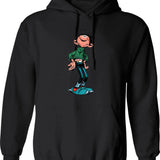 Funny Meme This Is Democracy Manifest - Succulent Chinese Meal Guy Arrested Hoodie - Black