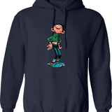 Funny Meme This Is Democracy Manifest - Succulent Chinese Meal Guy Arrested Hoodie - Navy