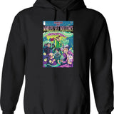 Funny Men Msi Comic Classic Fan Graphic Pullover Hoodie - Black