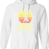 Funny Motorcycle Original Distancing Hoodie - Sarcastic Humor Graphic Hoodie - White