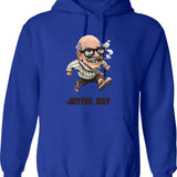 Funny Nutcracker Vintage Christmas Nutcracker Crushing It Hoodie - Blue