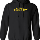 Funny Pickleball. Dink Player Usa Vintage Retro Hoodie - Black