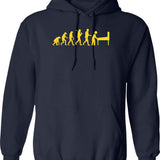 Funny Pickleball. Dink Player Usa Vintage Retro Hoodie - Navy