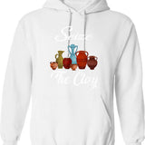 Funny Pontoon Captain Retro Vintage Style Pontoon Boat Hoodie - White