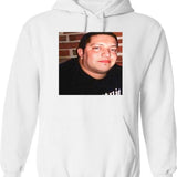Funny Punktify Sal Vulcano Meme Graphic Pullover Hoodie - White