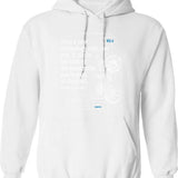 Funny Quote I Lava You Hoodie - Retro Graphic Pullover Hoodie for Men & Women - White