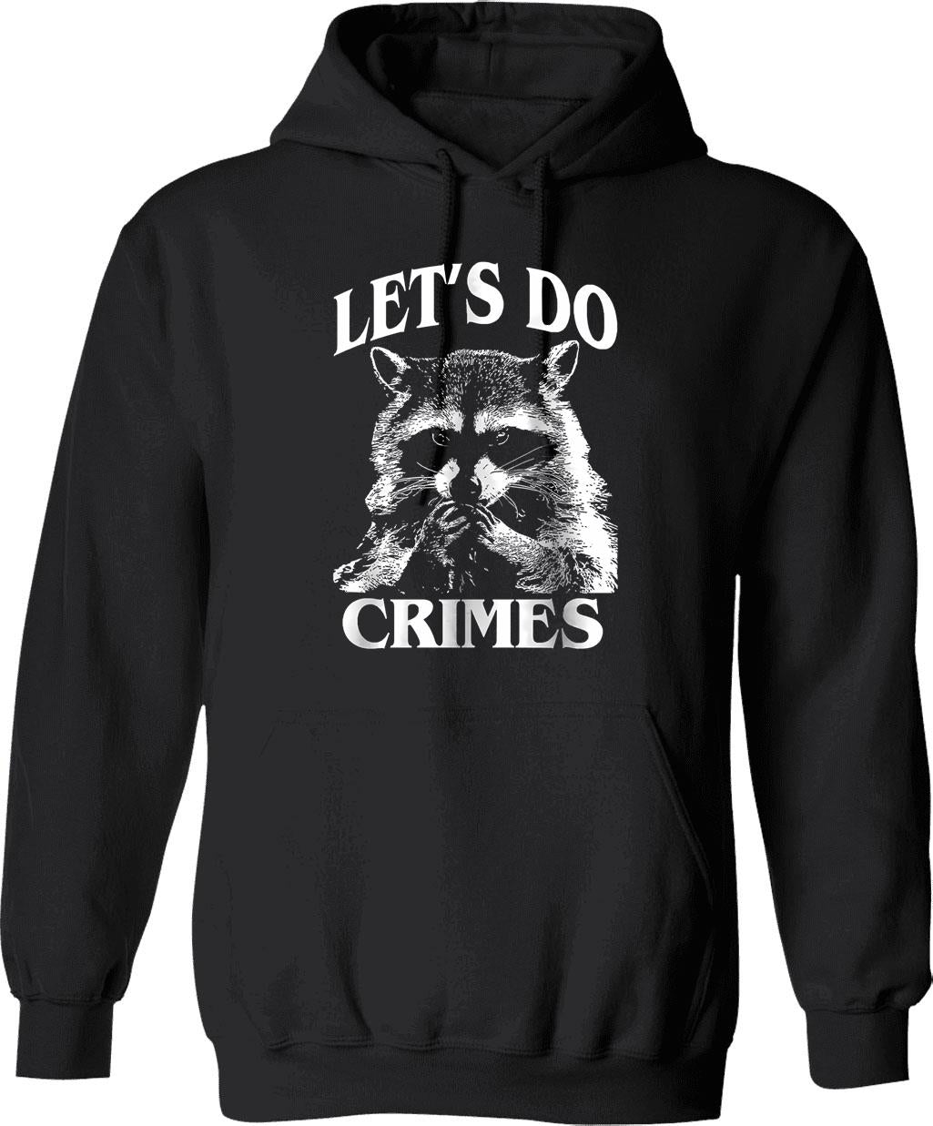 Funny Raccoon Stay Trashy Vintage 90s Hoodie - Black