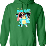 Funny Racoon Mayor Of Yapsville Hoodie - Sarcastic Humor Graphic Hoodie - Green